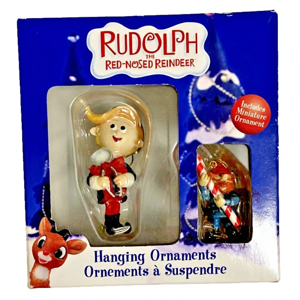 Rudolph The‎ Red-Nosed Reindeer HERMEY Hanging Ornament YUKON Miniature Ornament